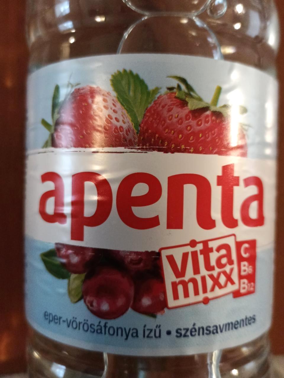 Képek - Vitamixx eper vörös áfonya szénsavmentes víz Apenta