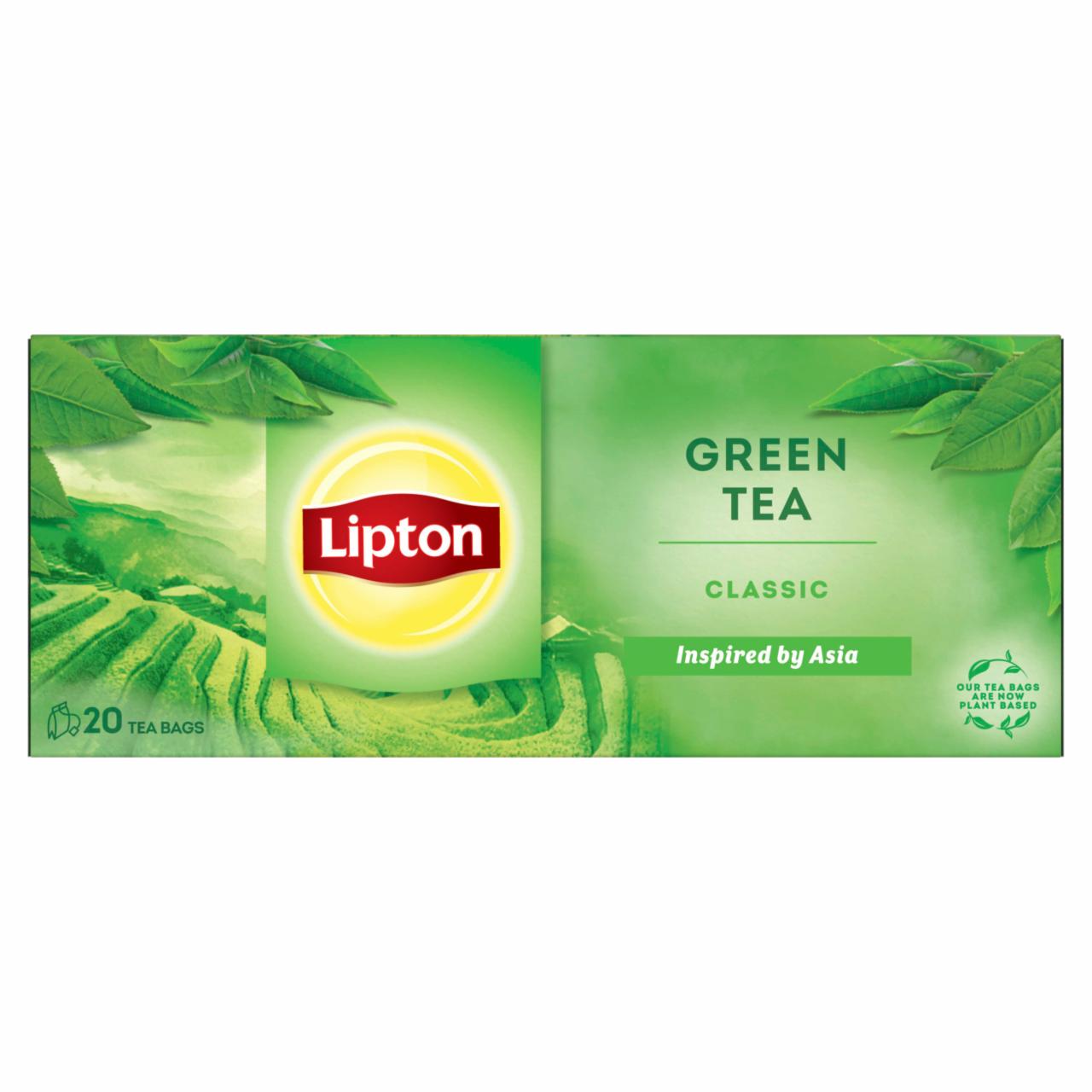 Képek - Lipton Classic zöld tea 20 filter 26 g