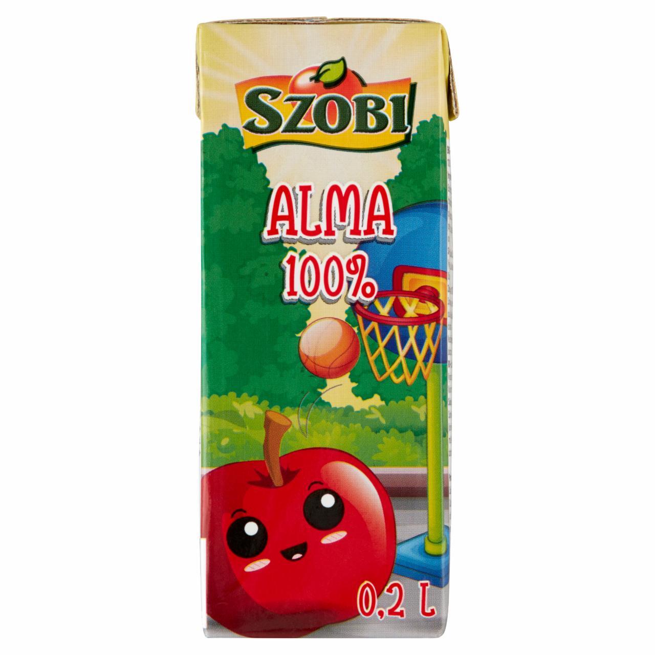 Képek - Szobi szűrt almalé 100% 0,2 l