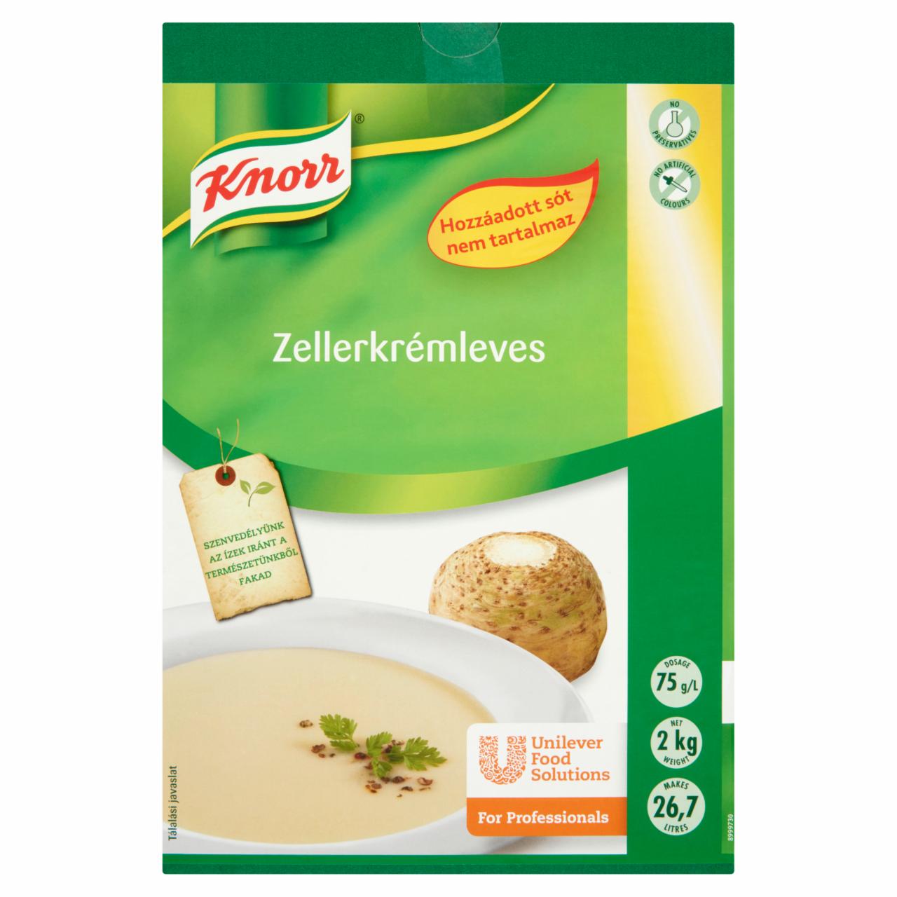 Képek - Knorr zellerkrémleves hozzáadott só nélkül 2 kg