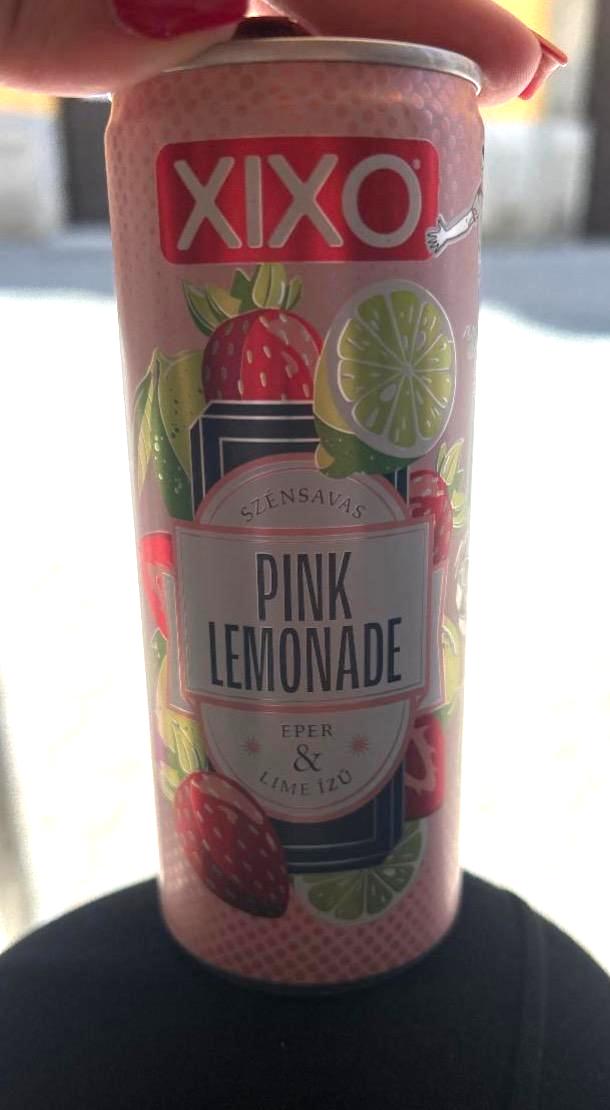 Képek - XIXO Pink Lemonade eper- és limeízű, szénsavas üdítőital cukorral és édesítőszerrel 250 ml