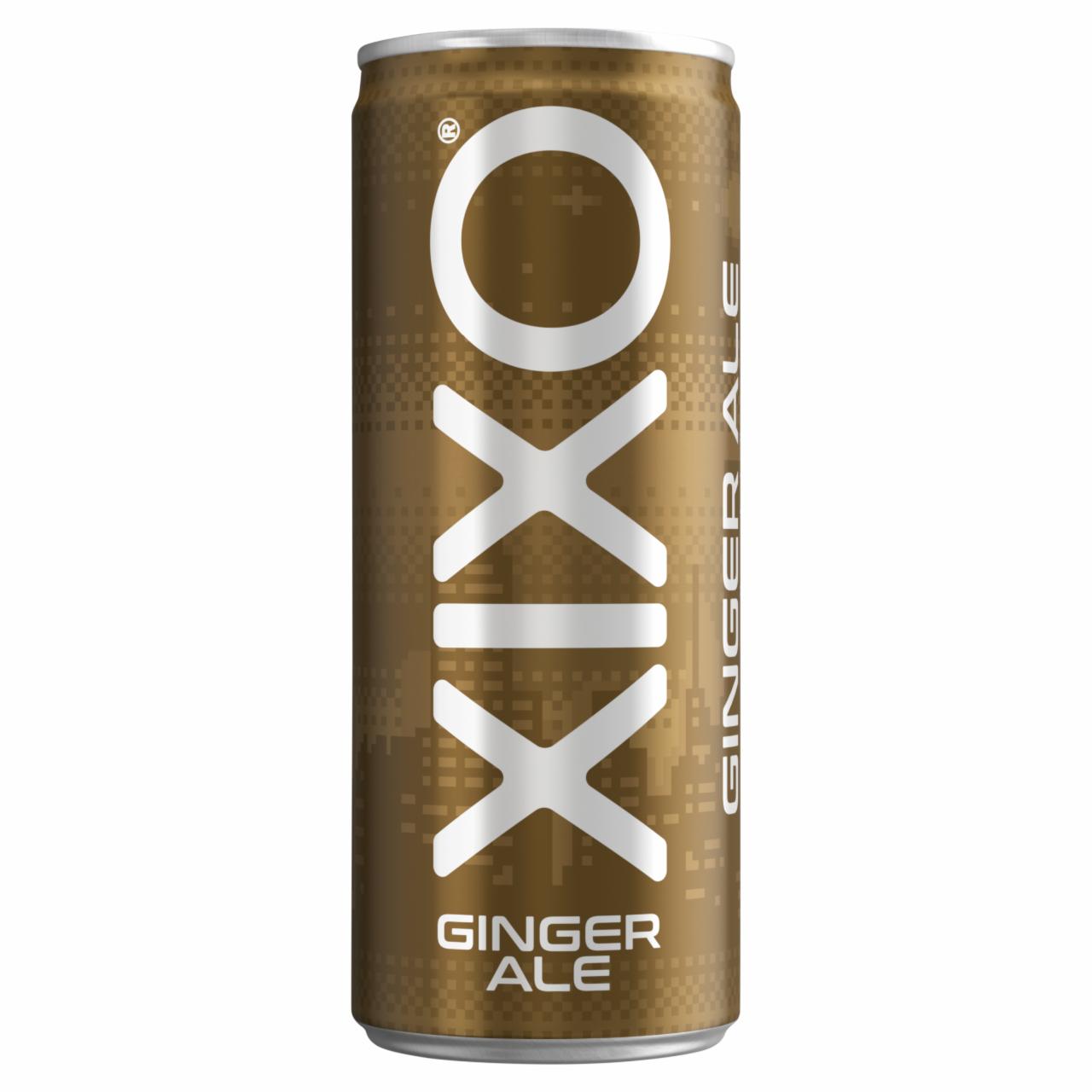 Képek - XIXO Ginger Ale gyömbérízű, szénsavas üdítőital cukorral és édesítőszerrel 250 ml