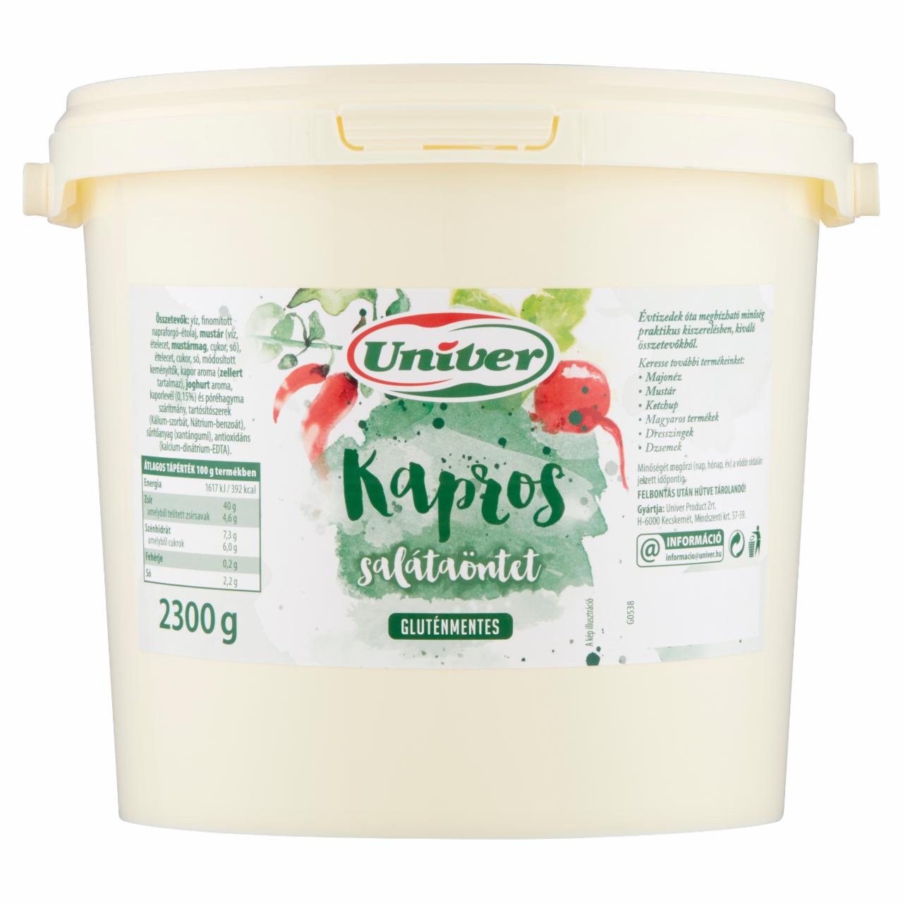 Képek - Univer kapros salátaöntet 2300 g