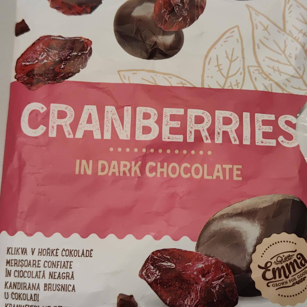 Képek - Cranberries in dark chocolate Emma Grown For Good