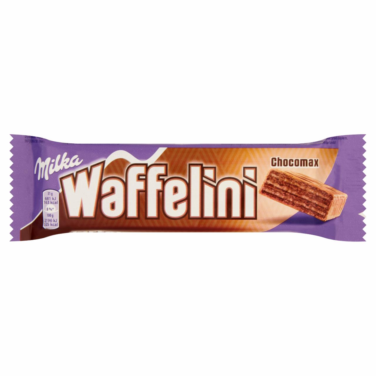 Képek - Milka Chocomax Waffelini alpesi tej felhasználásával készült kakaós ostya 31 g