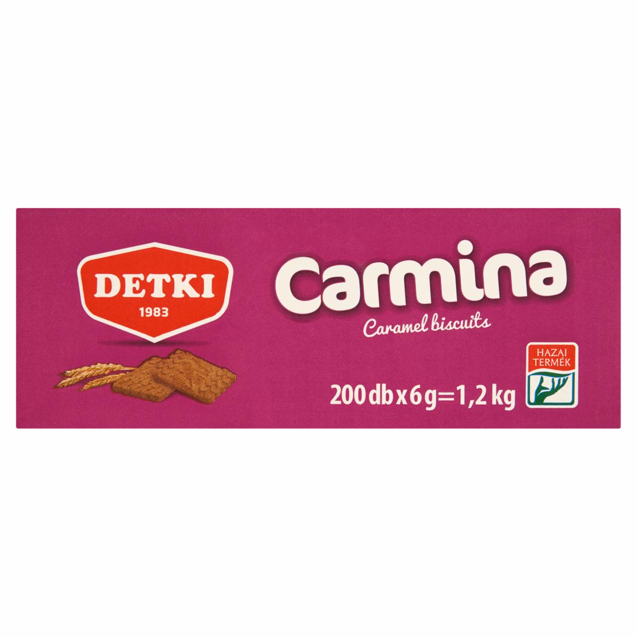 Képek - Detki Carmina karamellás keksz 200 db 1,2 kg