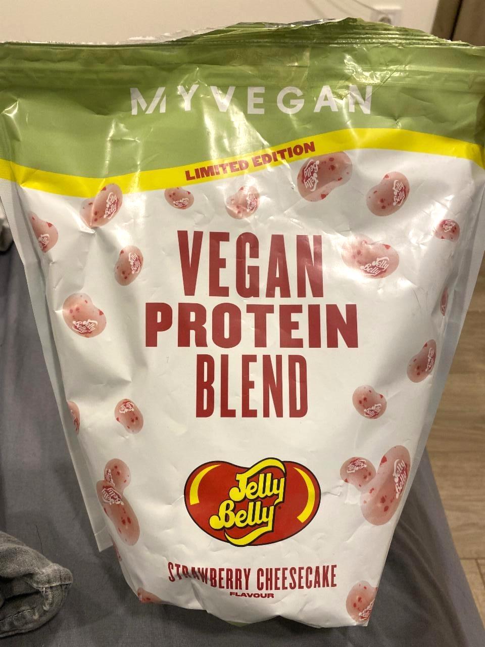 Képek - Vegan Protein Blend Jelly Belly Strawberry cheesecake MyProtein