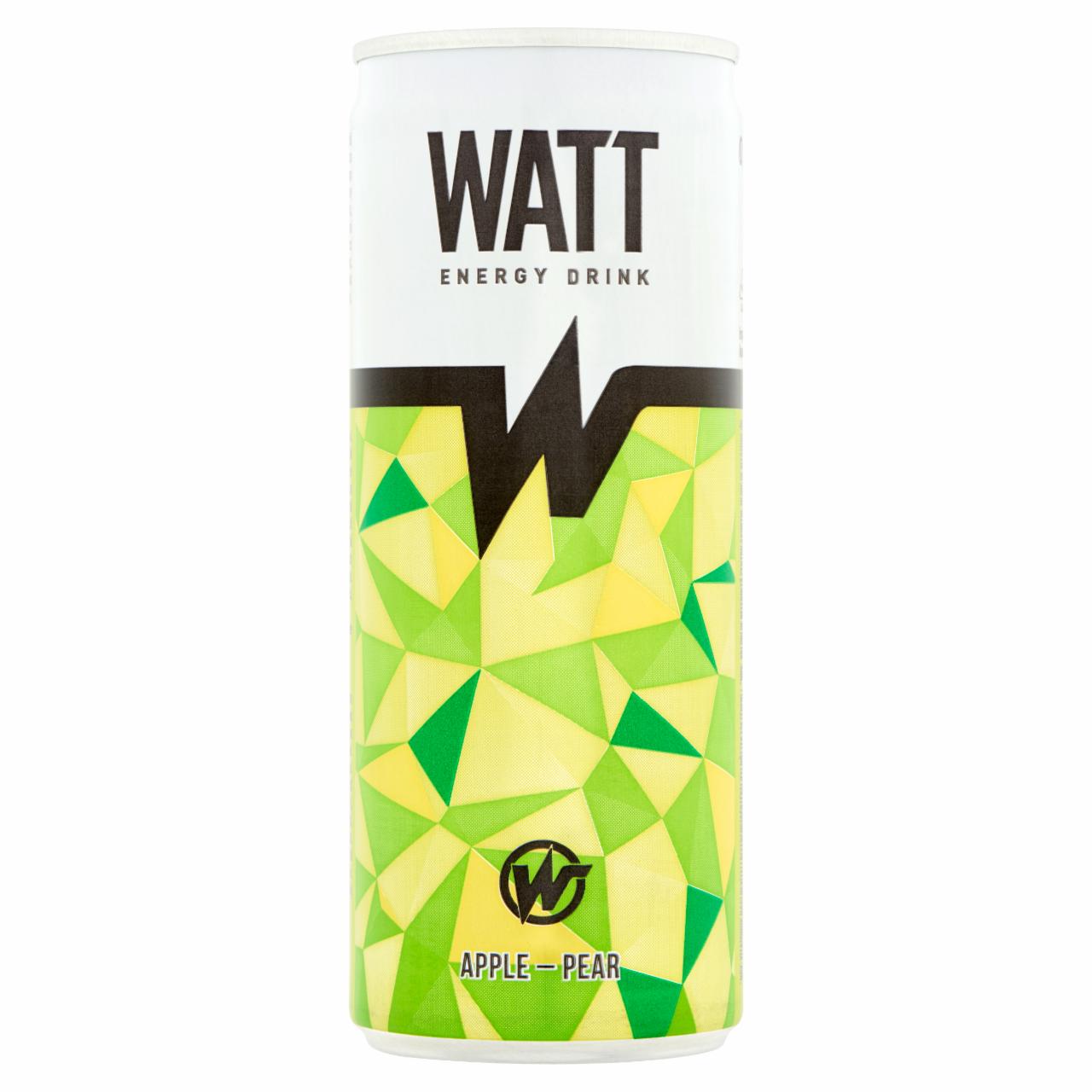 Képek - Watt alma-körte ízű szénsavas energiaital 250 ml