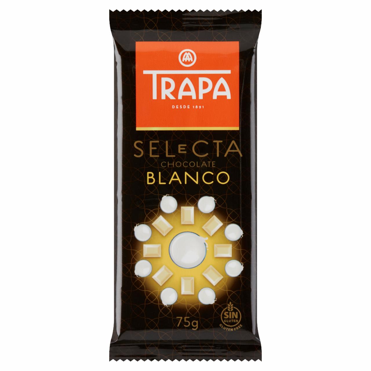 Képek - Trapa Selecta fehércsokoládé 75 g