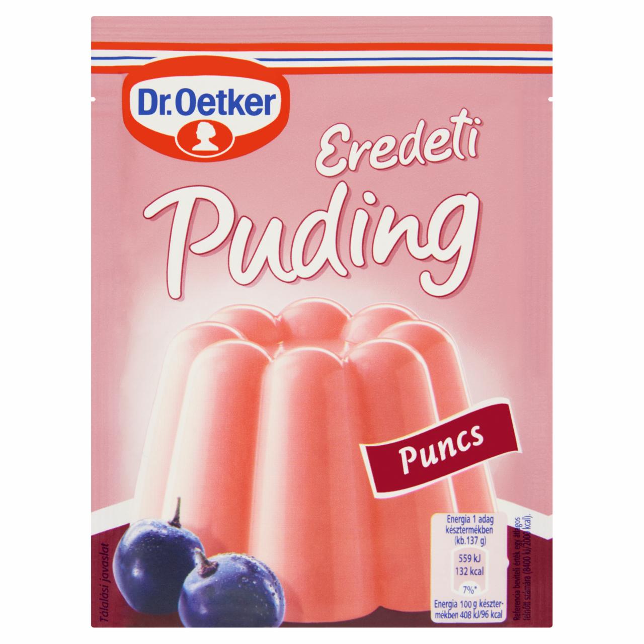 Képek - Dr. Oetker Eredeti Puding puncs pudingpor 40 g