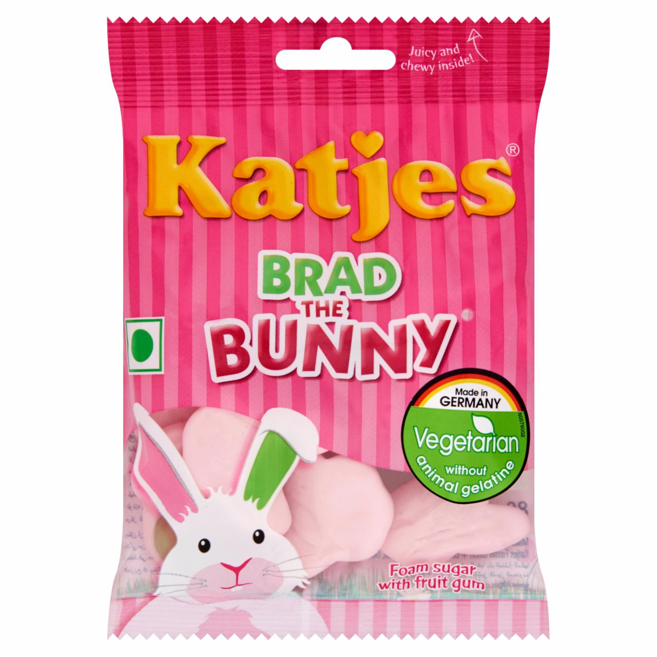 Képek - Katjes Brad the Bunny habcukor gyümölcs ízű gumicukorral 80 g