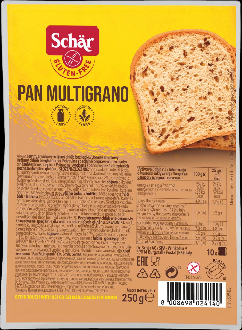 Képek - Schär gluténmentes szeletelt magvas kenyér 250 g