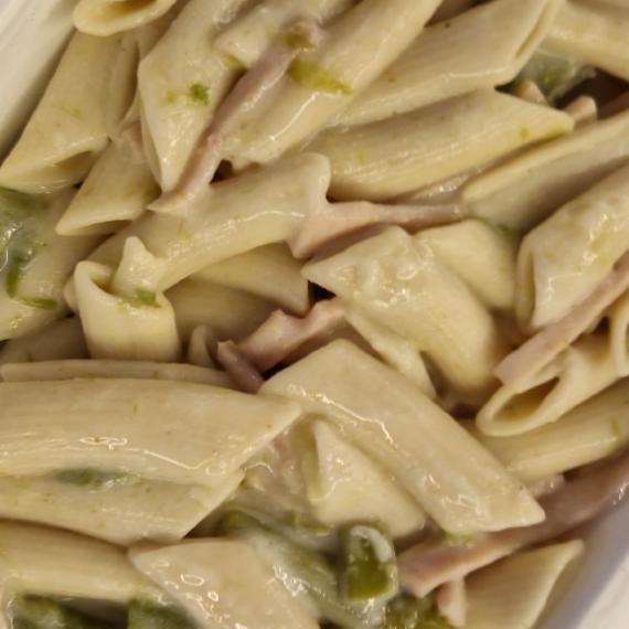 Képek - Penne tejszínes spárgás mártásban pulykamellsonkával CityFood