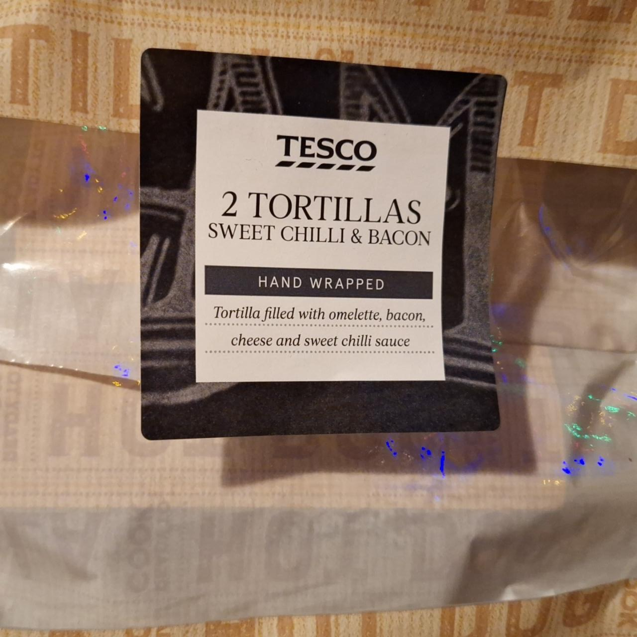 Képek - 2 Tortillas sweet chilli & bacon Tesco