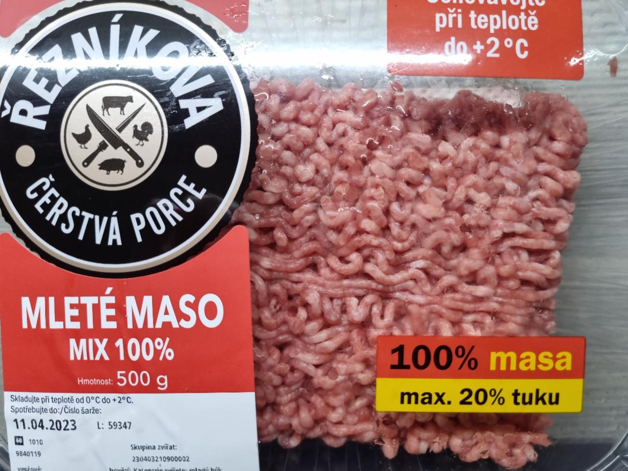 Képek - darált hús mix 100% Lidl