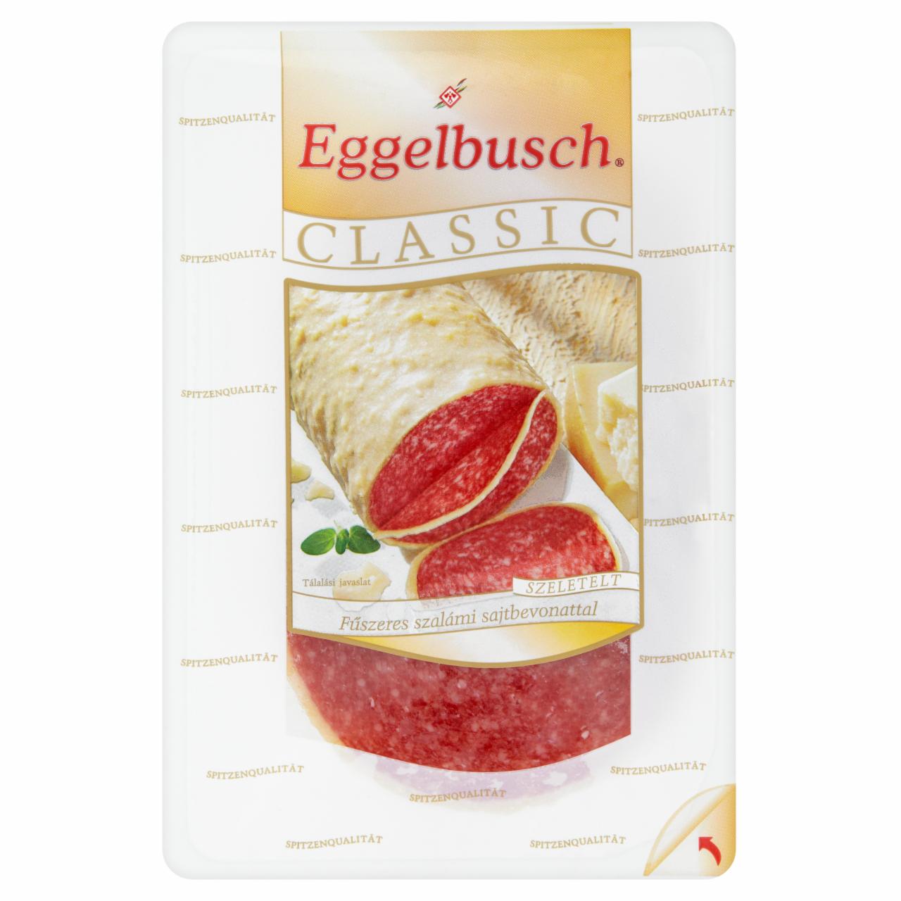 Képek - Eggelbusch Classic szeletelt fűszeres szalámi sajtbevonattal 100 g