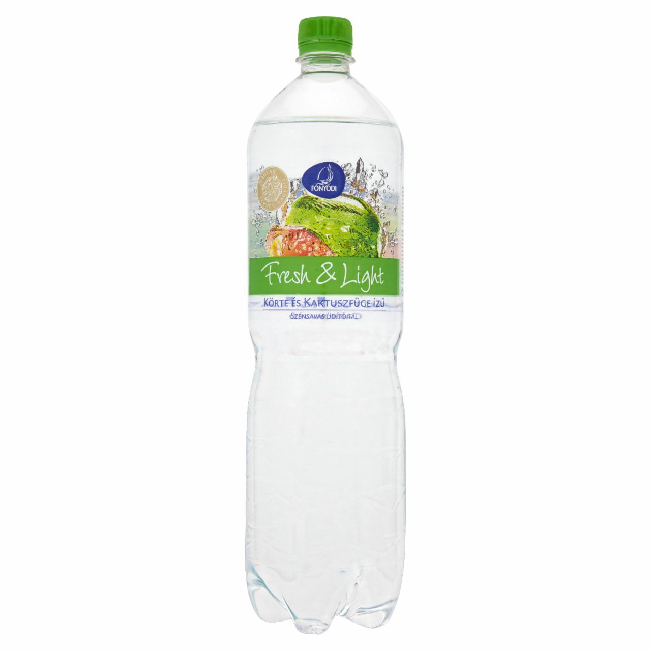 Képek - Fonyódi Fresh & Light körte- és kaktuszfügeízű szénsavas üdítőital 1,5 l