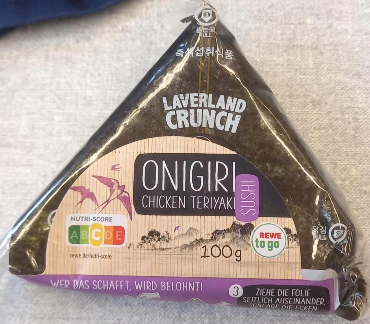 Képek - Onigiri chicken teriyaki Laverland crunch