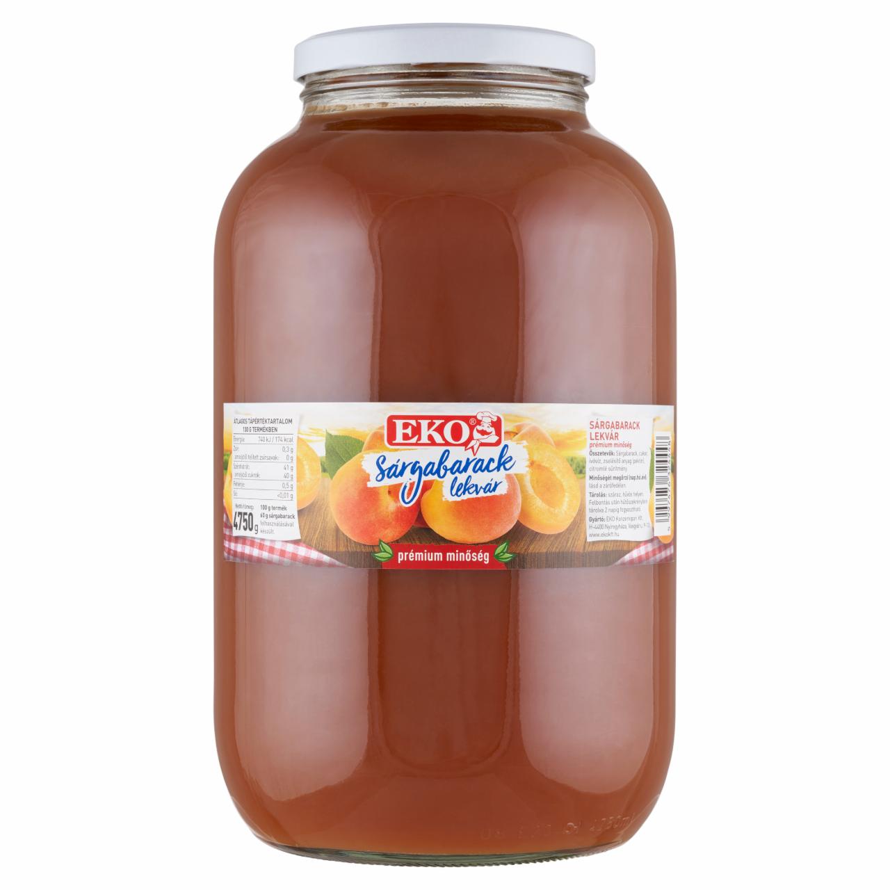 Képek - Eko sárgabarack lekvár 4750 g