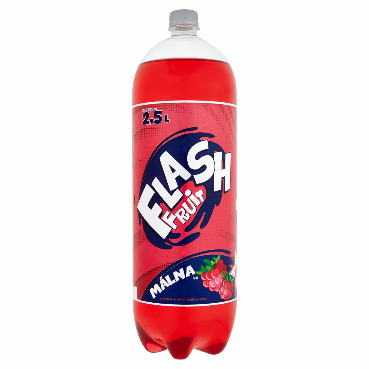 Képek - Flash Fruit málna ízű üdítőital 2,5 l