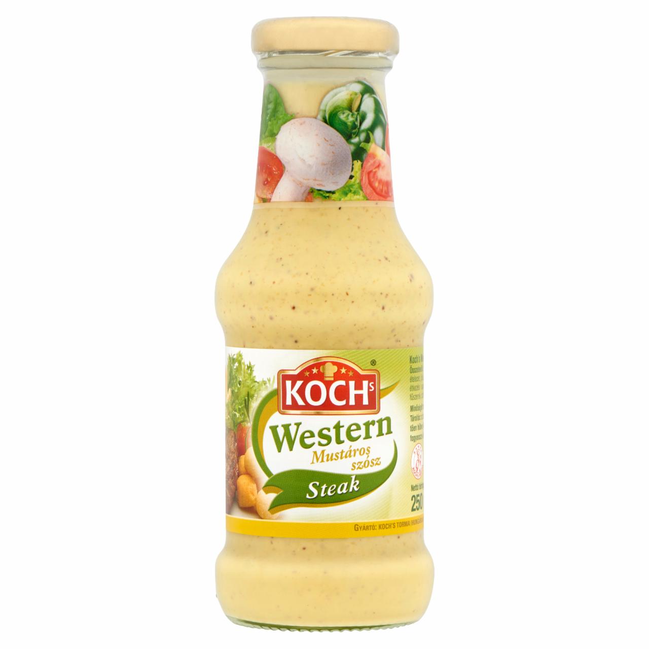 Képek - Koch's Western mustáros szósz sültekhez 250 ml