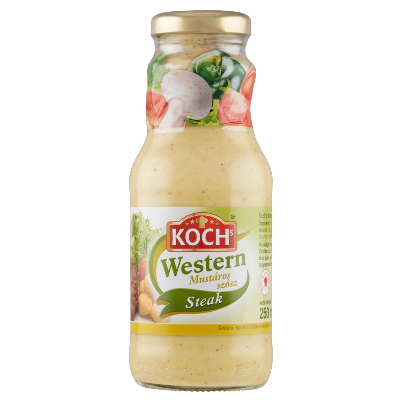 Képek - Koch's Western mustáros szósz sültekhez 250 ml