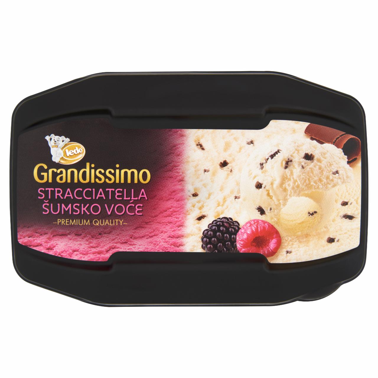Képek - Ledo Grandissimo erdei gyümölcs ízű és vanília jégkrém erdei gyümölcs darabkákkal 900 ml