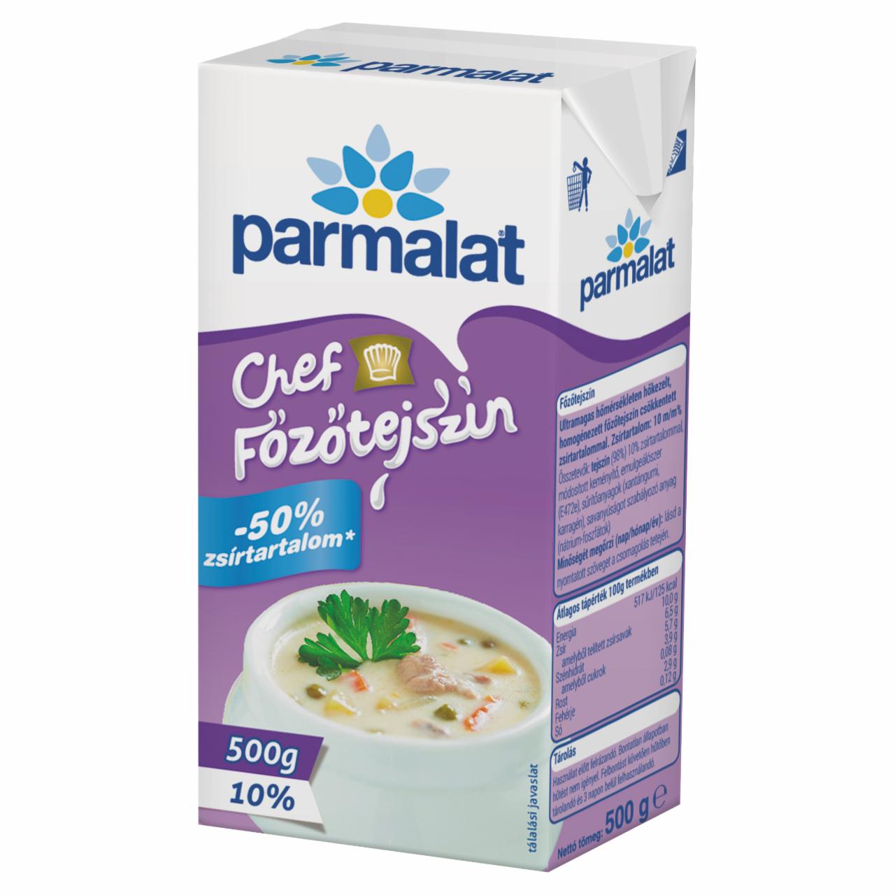 Képek - Parmalat Chef főzőtejszín 10% 500 g