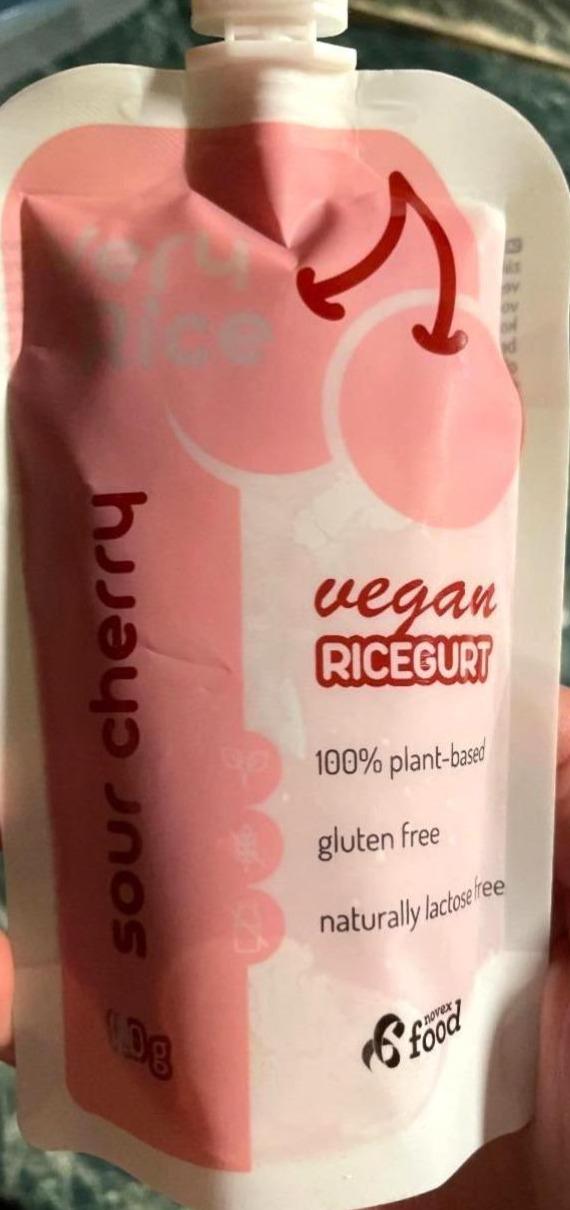 Képek - Vegan ricegurt Sour cherry Very rice