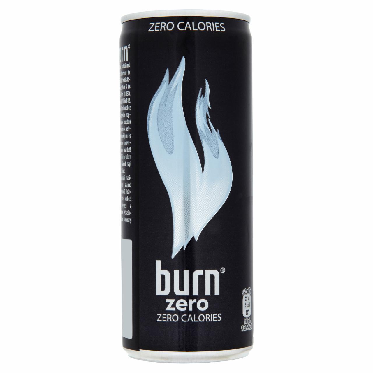 Képek - Burn Zero szénsavas kalóriamentes vegyesgyümölcs ízű ital 250 ml