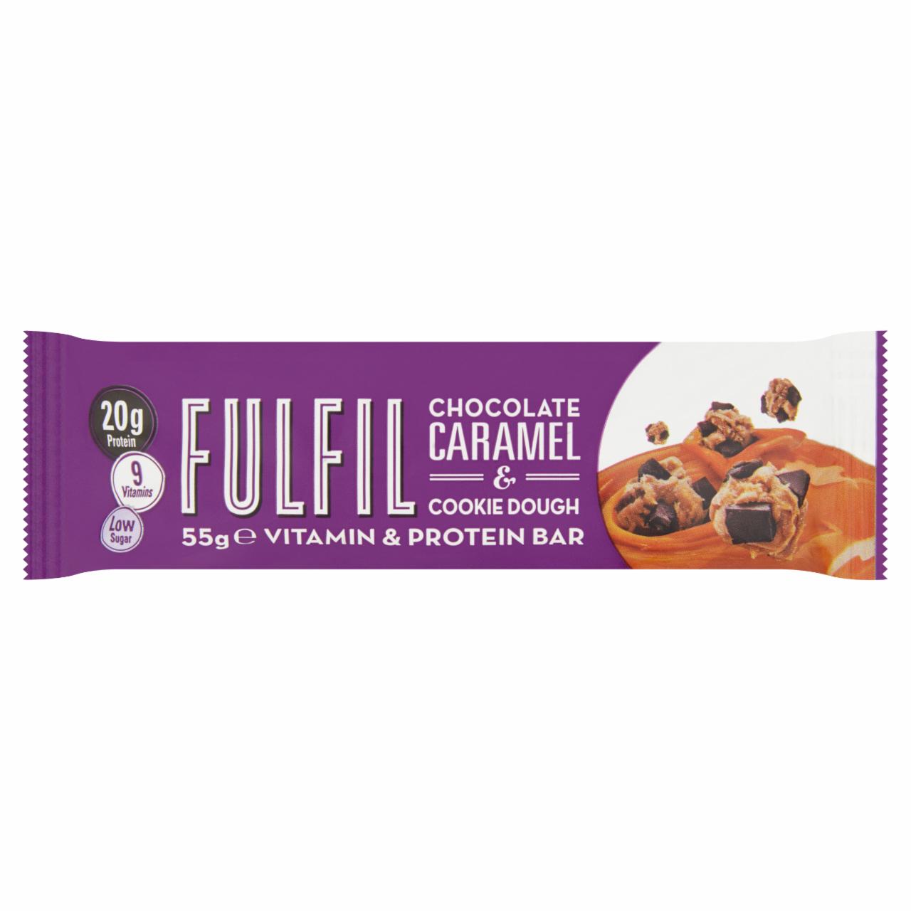 Képek - Fulfil csokoládé és karamell vitamin- és proteinszelet 55 g