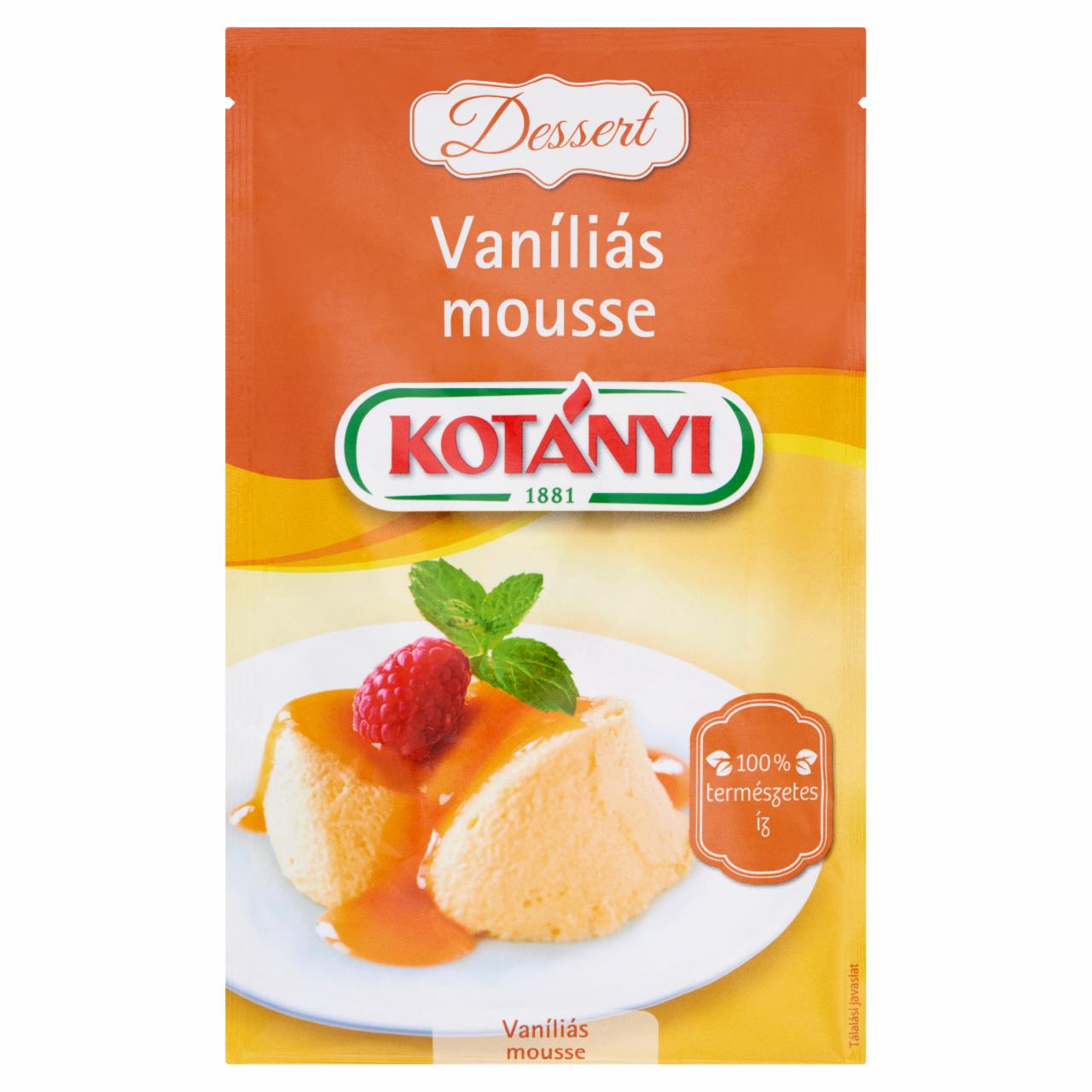Képek - Kotányi Dessert vaníliás mousse habkrémpor 70 g