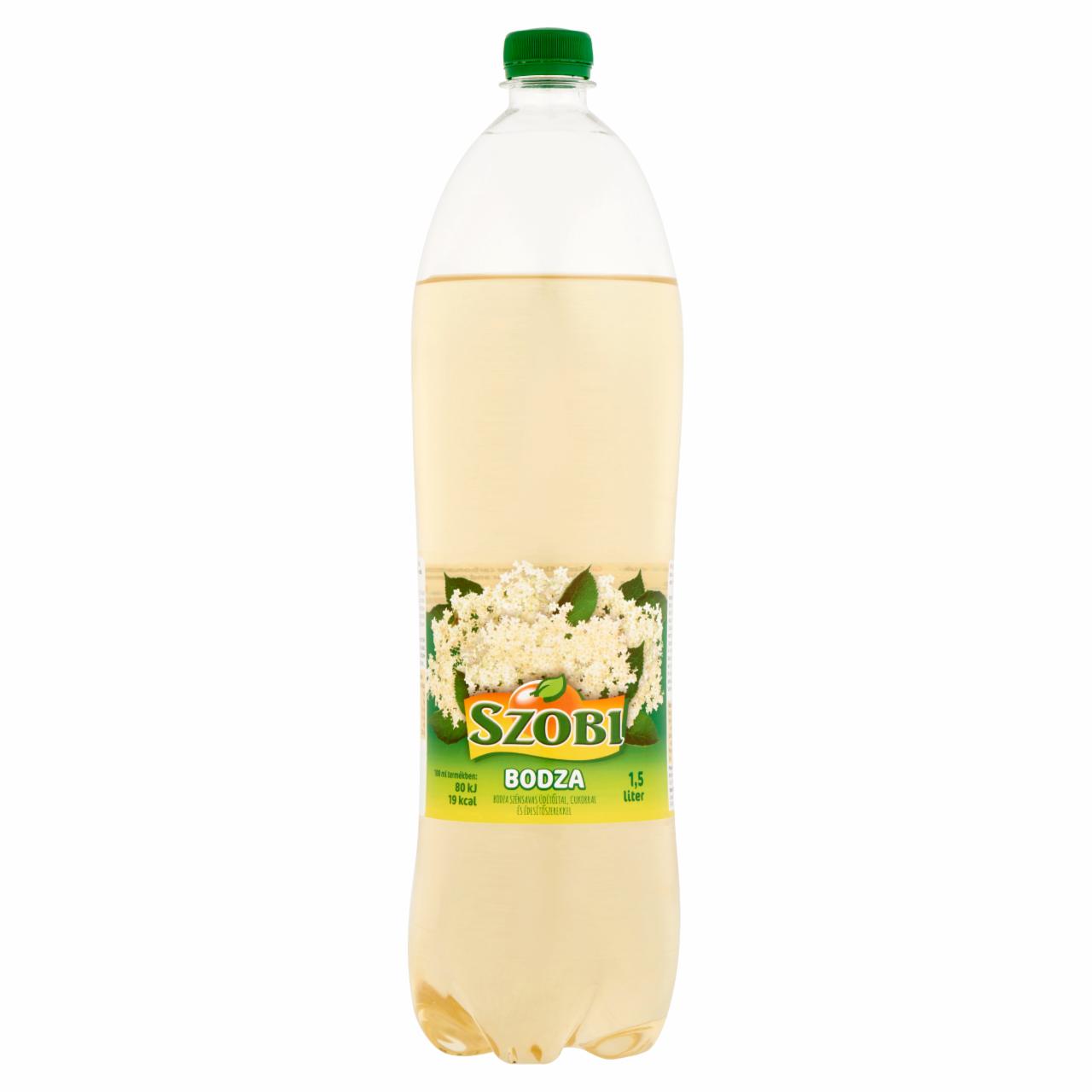 Képek - Szobi bodza szénsavas üdítőital cukorral és édesítőszerekkel 1,5 l