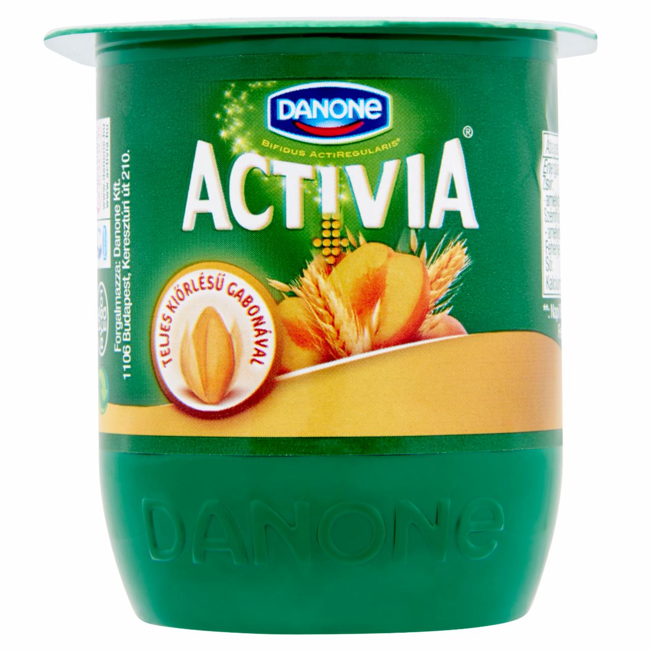 Képek - Danone Activia élőflórás joghurt őszibarackkal, mazsolával és gabonával 125 g