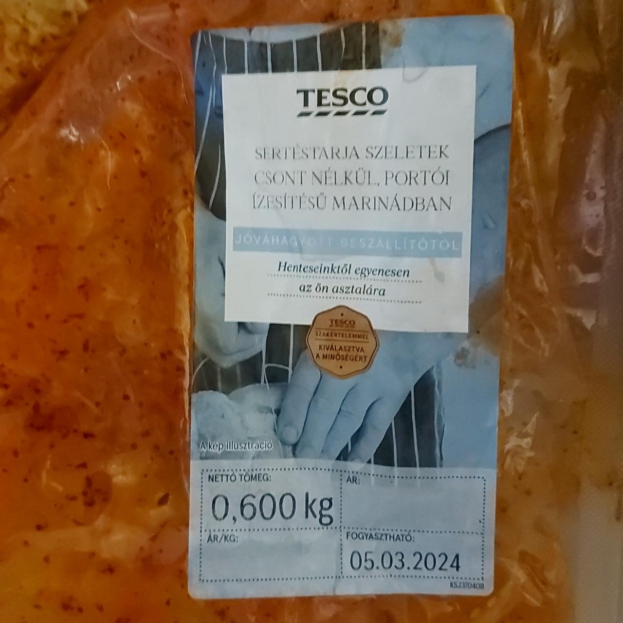 Képek - Sertéstarja szeletek csont nélkül pórtói ízesítésű marinában Tesco