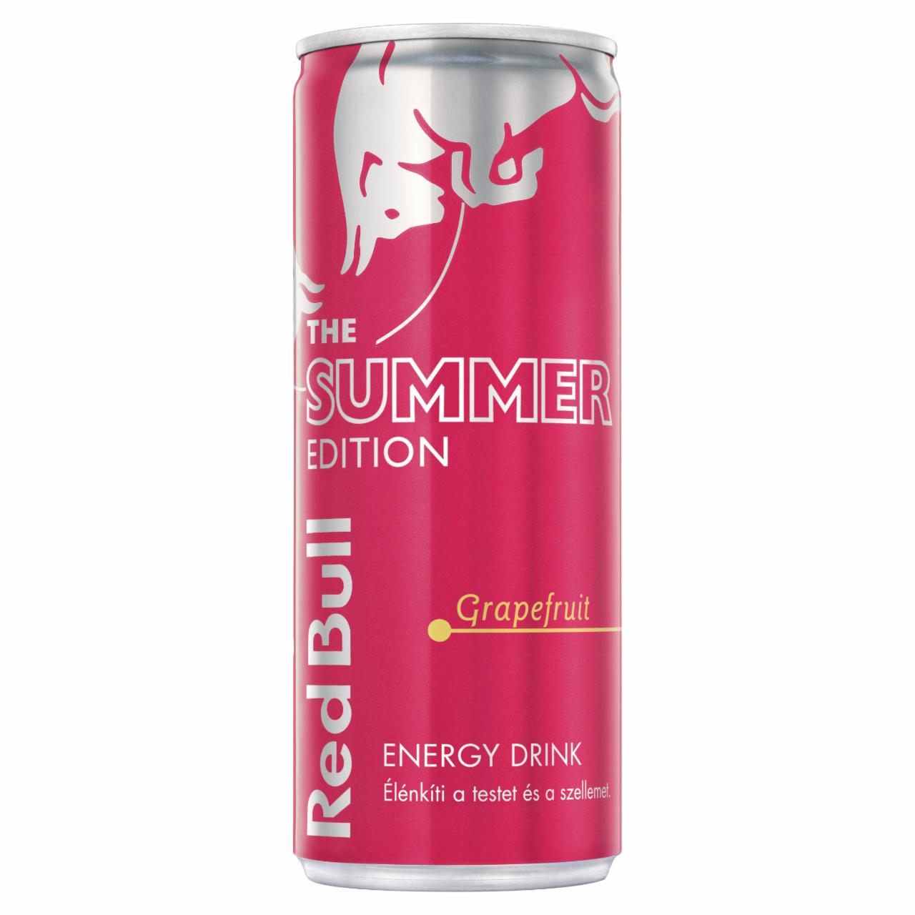 Képek - Red Bull The Summer Edition koffein és arginin tartalmú ital grapefruit ízesítéssel 250 ml