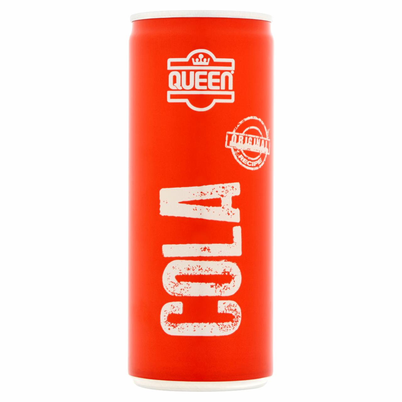 Képek - Queen cola ízű energiaszegény szénsavas üdítőital, cukorral és édesítőszerekkel 0,25 l
