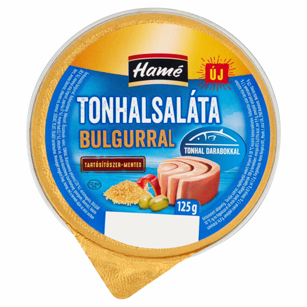 Képek - Hamé tonhalsaláta bulgurral 125 g