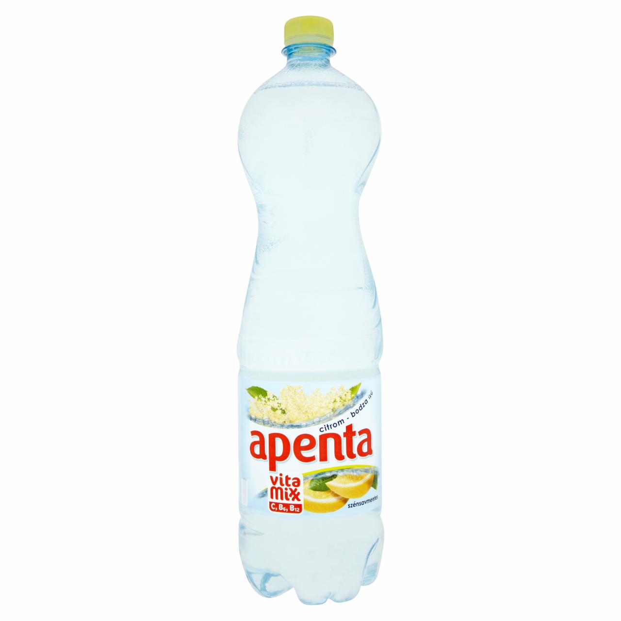 Képek - Apenta Vitamixx citrom-bodza ízű szénsavmentes energiaszegény üdítőital 1,5 l