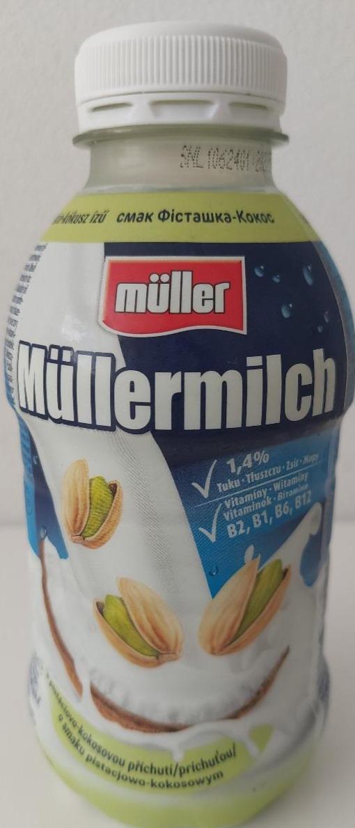 Képek - Müllermilch s pistáciovo-kokosovou příchutí Müller