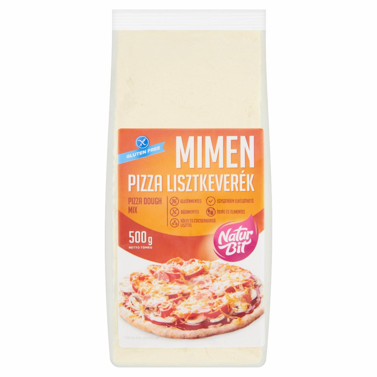 Képek - Naturbit Mimen pizza lisztkeverék 500 g