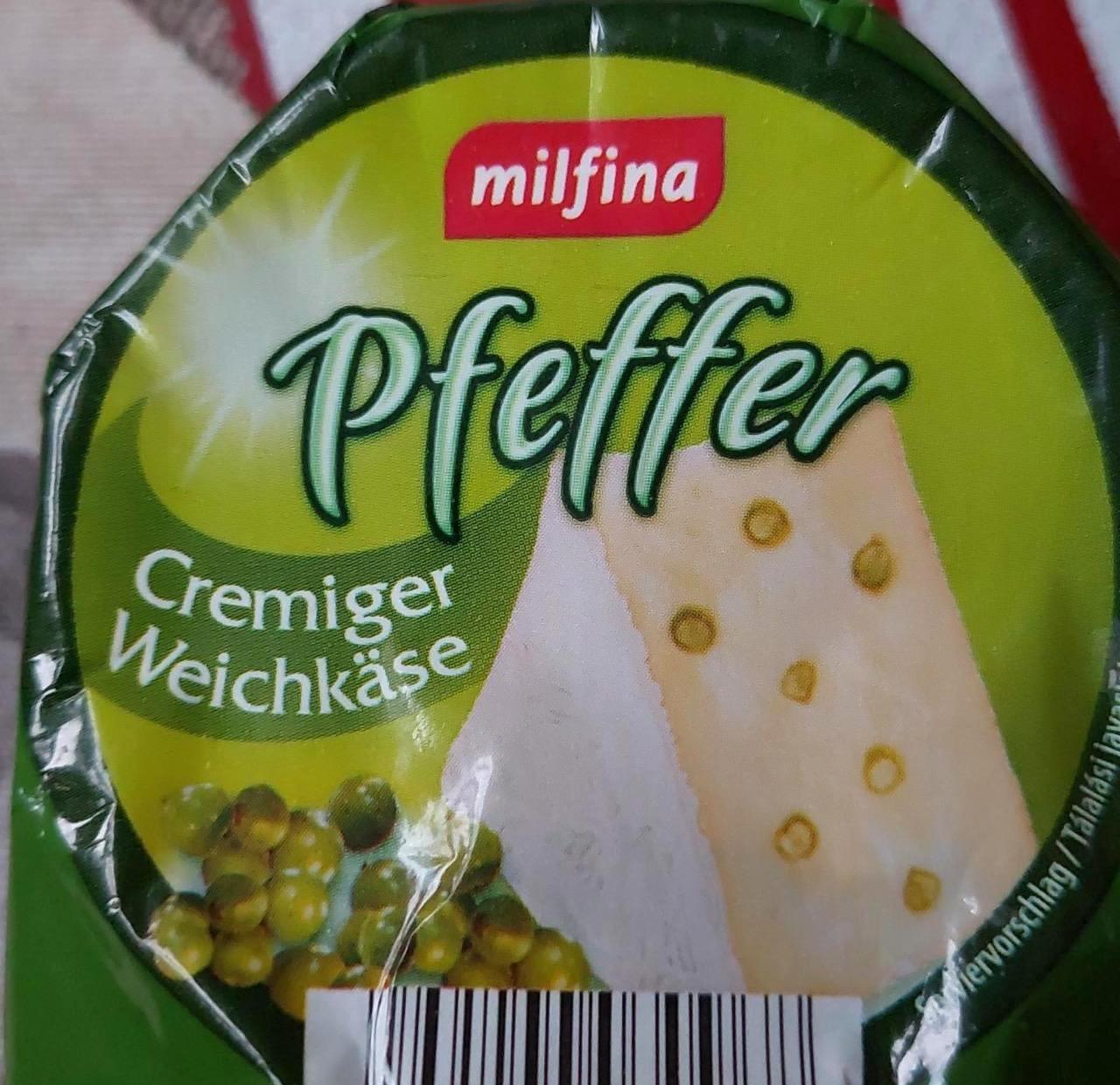 Képek - Cremiger Weichkäse Pfeffer Milfina