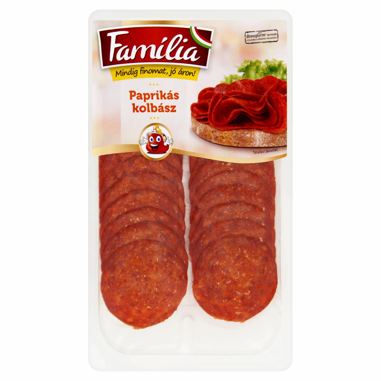 Képek - FAMÍLIA Szeletelt paprikás kolbász 70 g