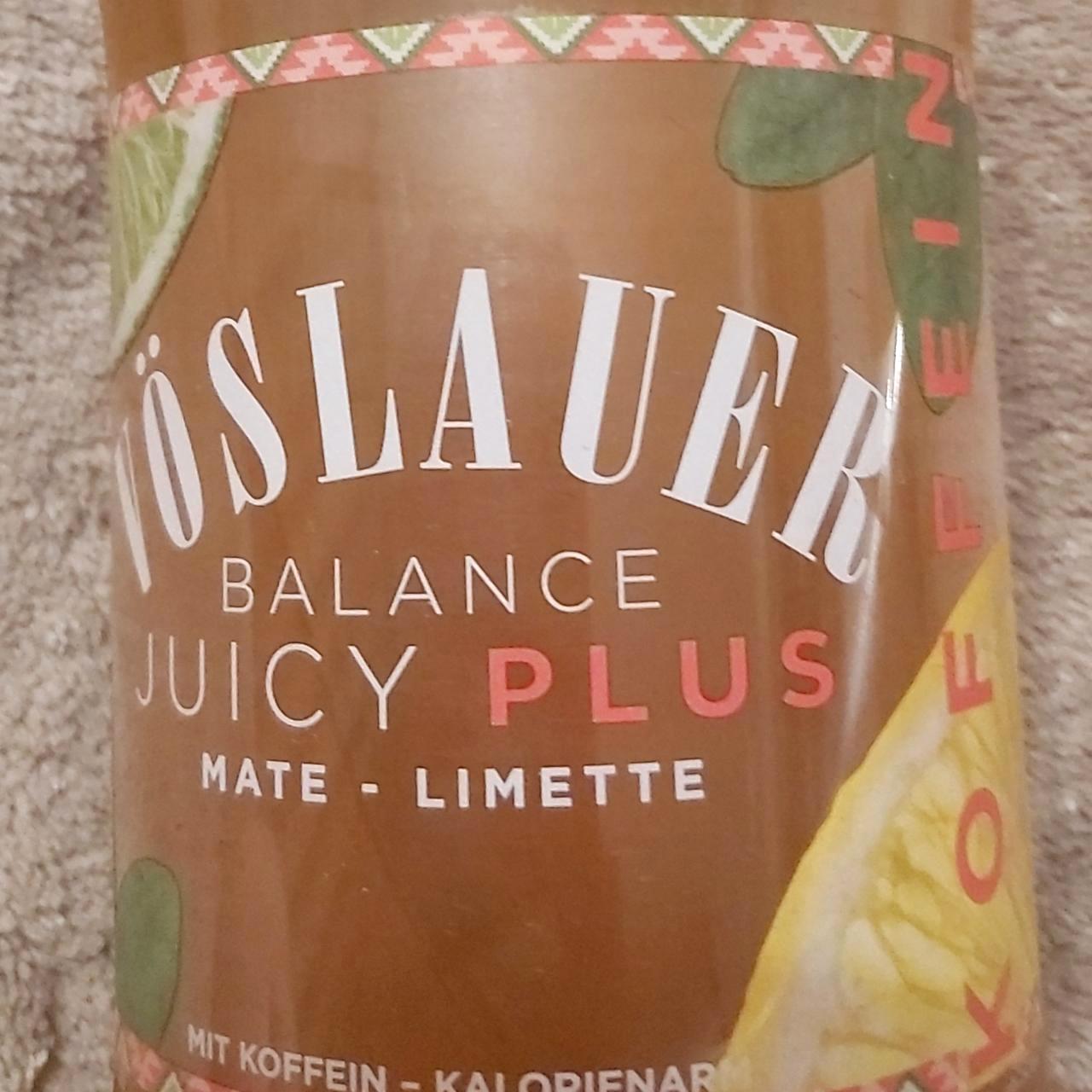 Képek - Vöslauer Balance Juicy Plus Menta-Lime ízesítés