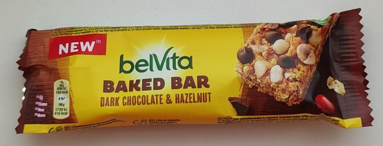 Képek - Belvita Baked Bar gabonás szelet csokoládédarabokkal és mogyoróval 40 g