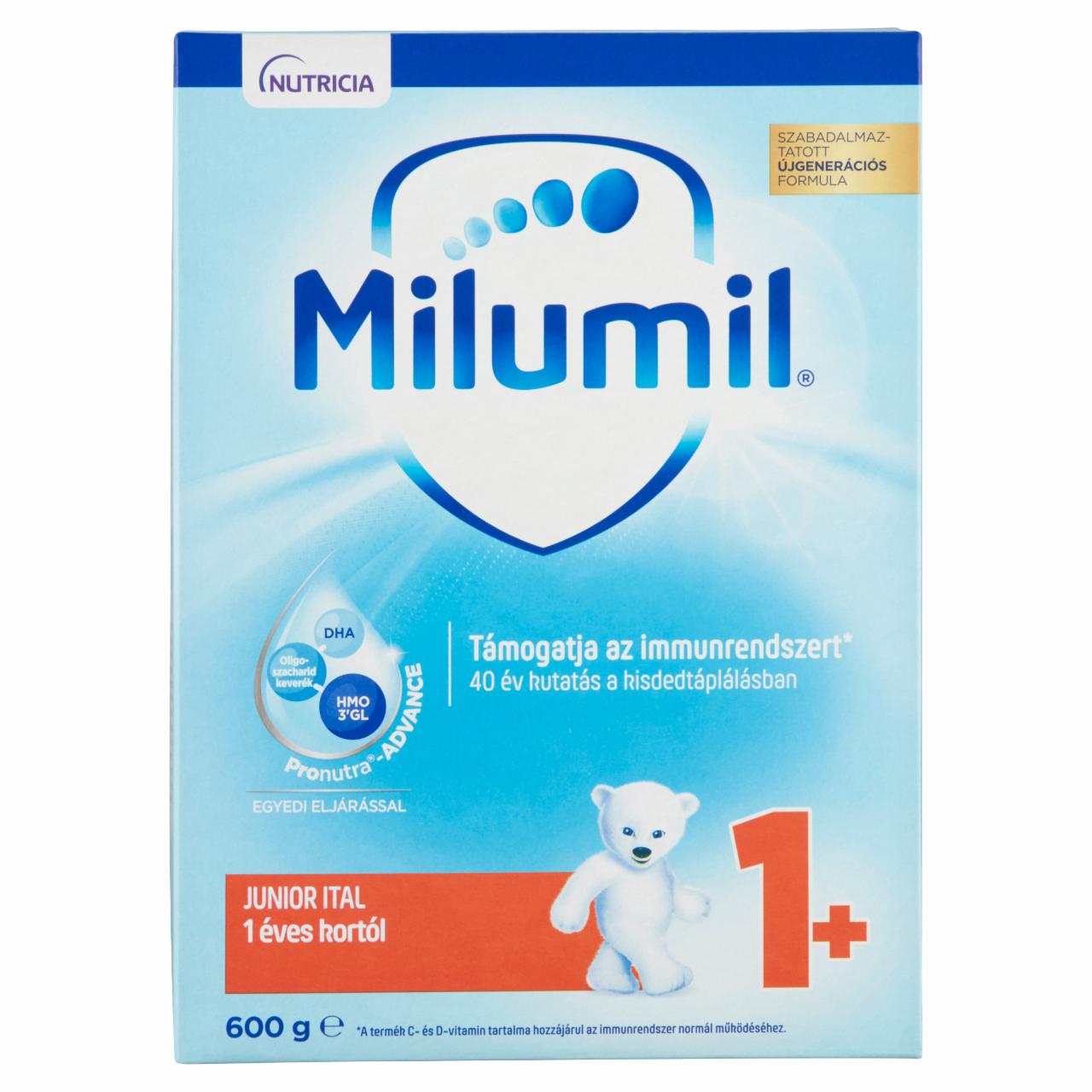 Képek - Milumil Junior 1+ ital 1 éves kortól 600 g