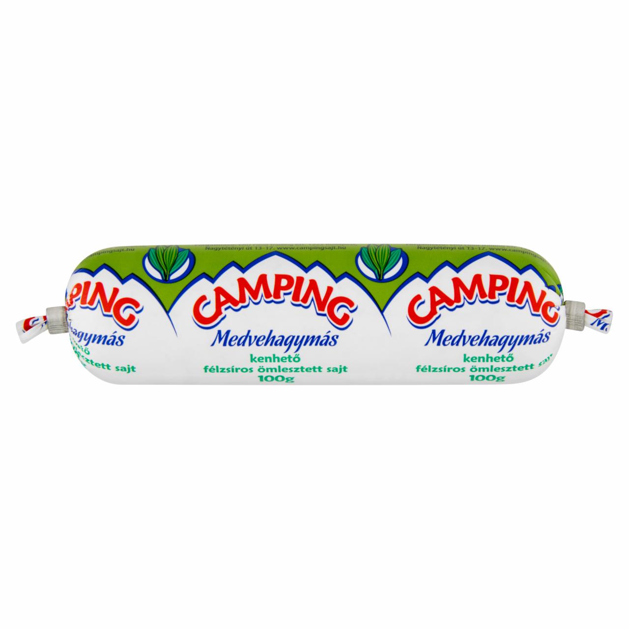 Képek - Camping medvehagymás kenhető félzsíros ömlesztett sajt 100 g