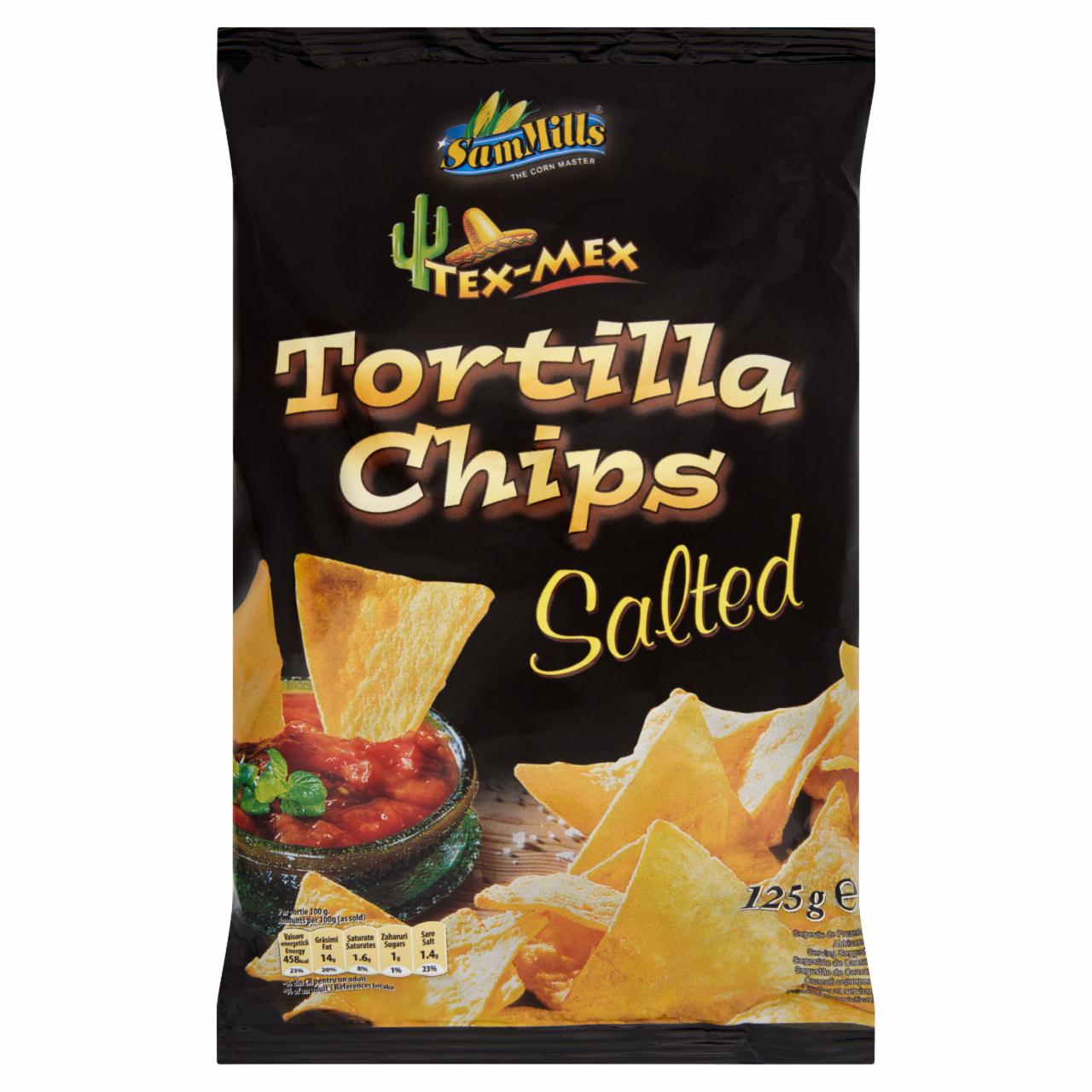 Képek - Sam Mills Tex-Mex sós tortilla chips 125 g