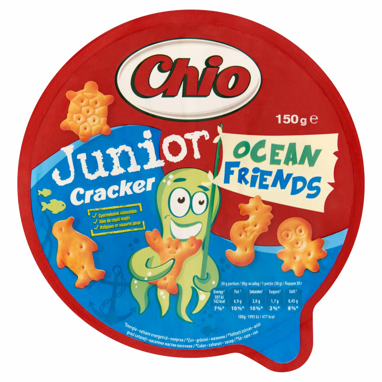 Képek - Chio Junior Cracker Ocean Friends sós kréker 150 g