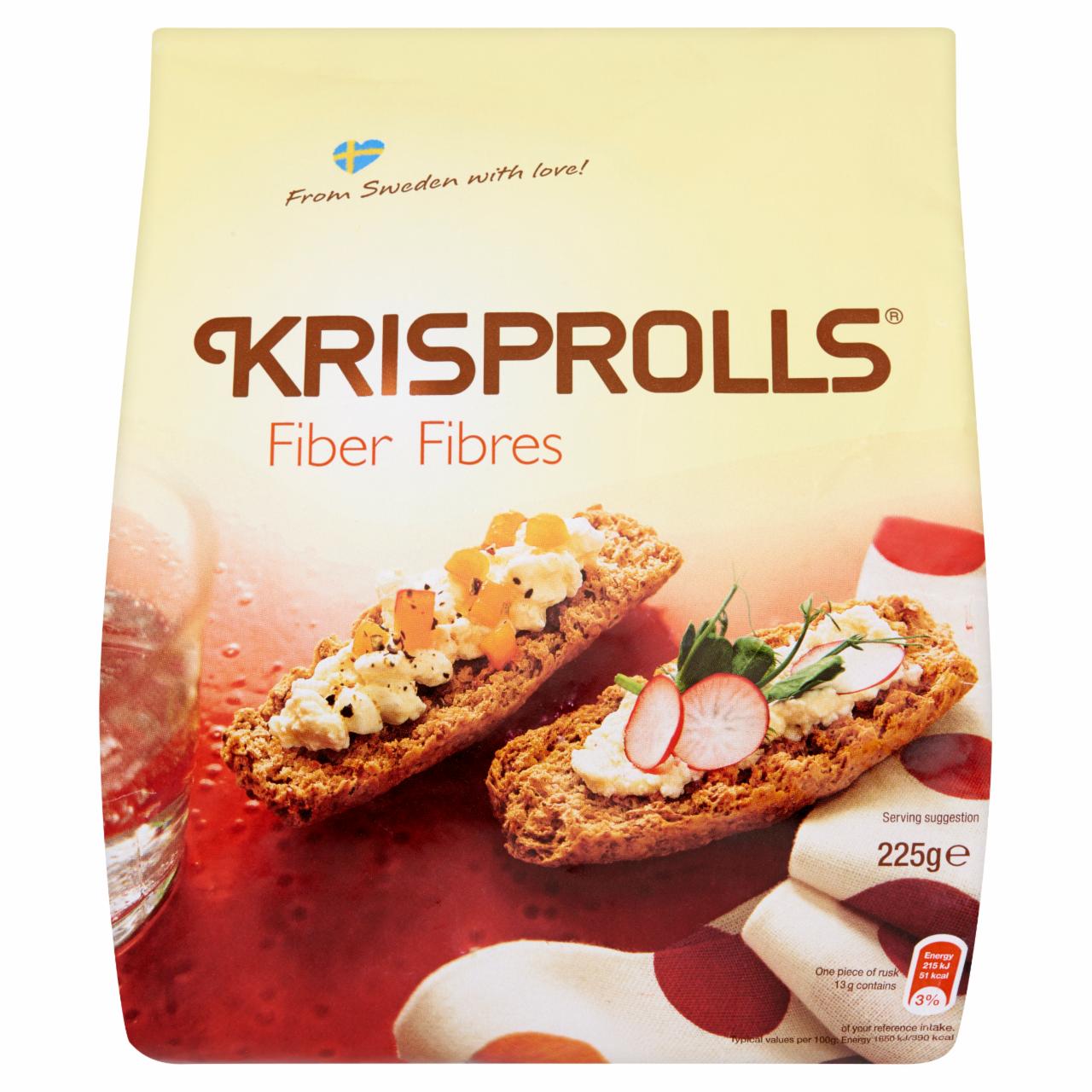 Képek - Krisprolls Fiber ropogós kenyérkék 225 g